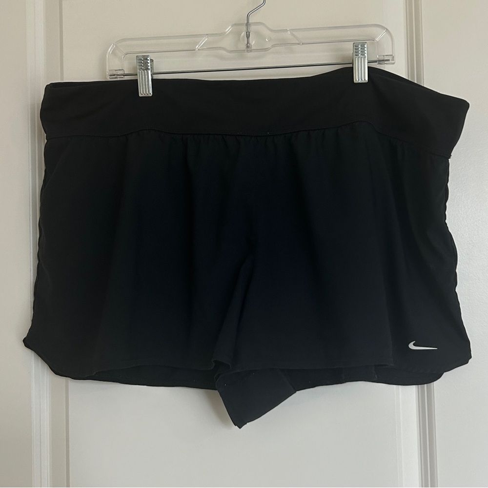Plus Size Black Nike Swim Shorts